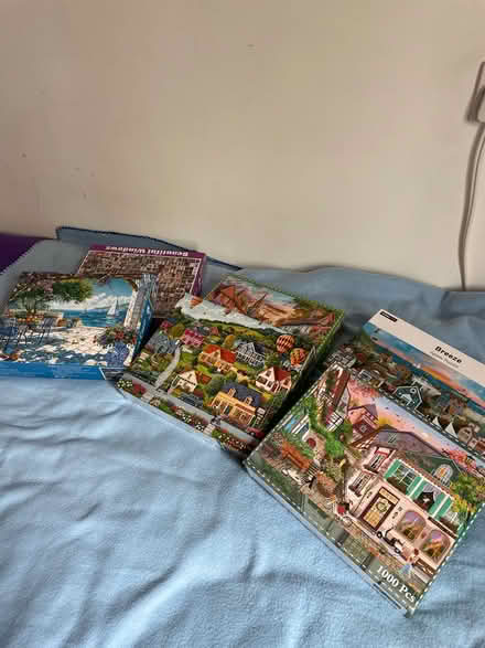 Photo of free 6, 1000 piece jigsaws (Orton Goldhay) #1