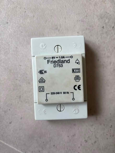 Photo of free Doorbell Transformer (Peachcroft OX14) #1