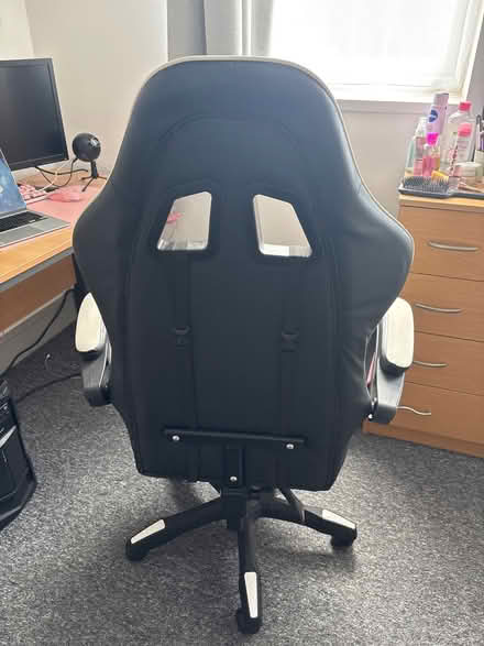 Photo of free Black and white gaming desk chair (Selly Oak B29) #2