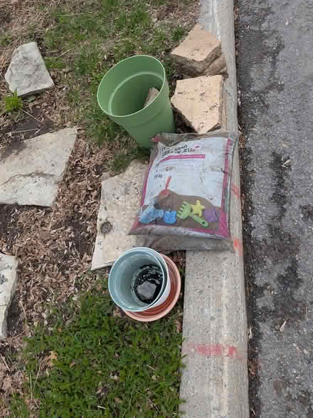 Photo of free Curb alert plant pots etc (Montreal road and St Laurent) #2