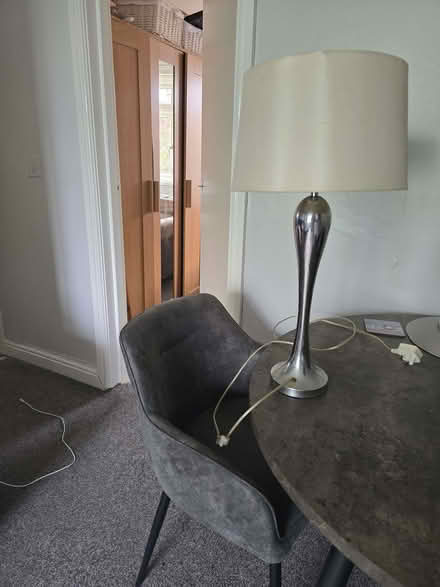Photo of free Lamp with cream shade (Bramley LS13) #2