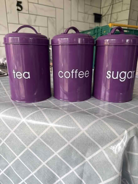 Photo of free Tea, coffee and sugar cannisters (Croydon/West Wickham) #1