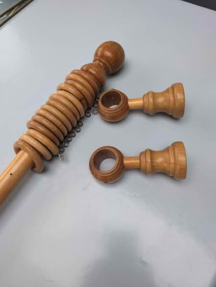 Photo of free Wooden curtain pole (Down Ampney GL7) #1