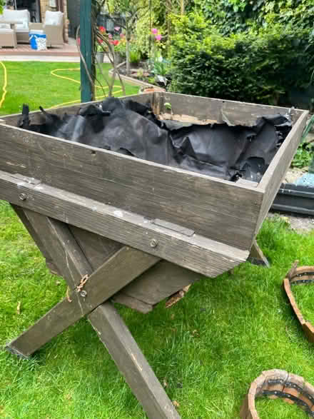 Photo of free Wooden planter. In good condition (Melbourn) #1