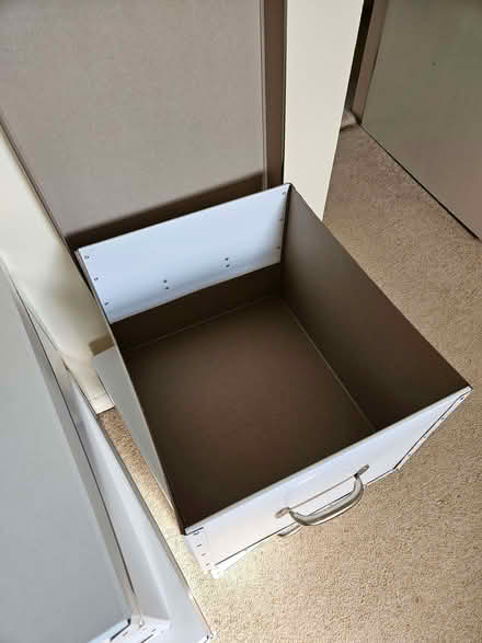 Photo of free Set of cardboard storage boxes (Barnard's Green WR14) #2