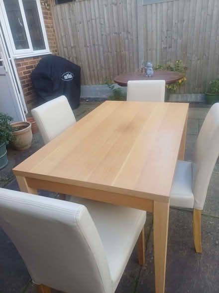 Photo of free Table And Four Chairs (Hutton CM13) #1