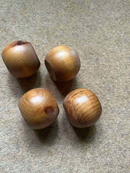 Photo of free Set of 4 pine bun feet (Crowthorne RG45) #1