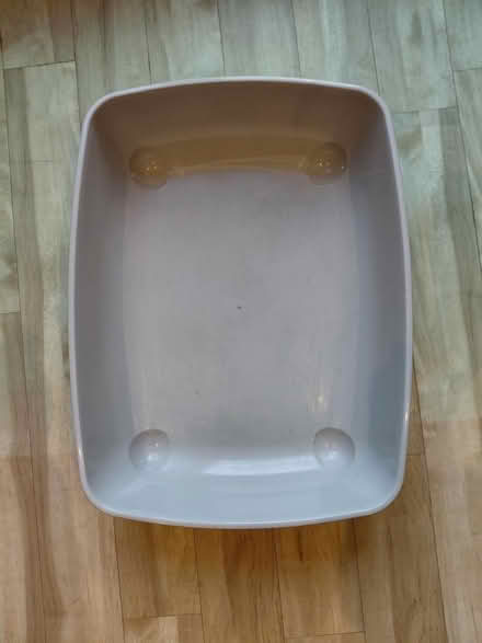 Photo of free Large cat litter tray + litter (HX7) #1