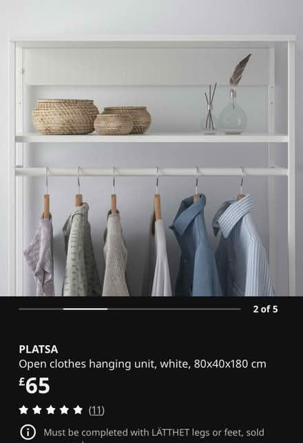 Photo of free IKEA Platsa wardrobe solution (Brixton, SW2) #1