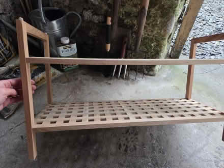 Photo of free Wooden shoe rack (Hexham NE46) #1