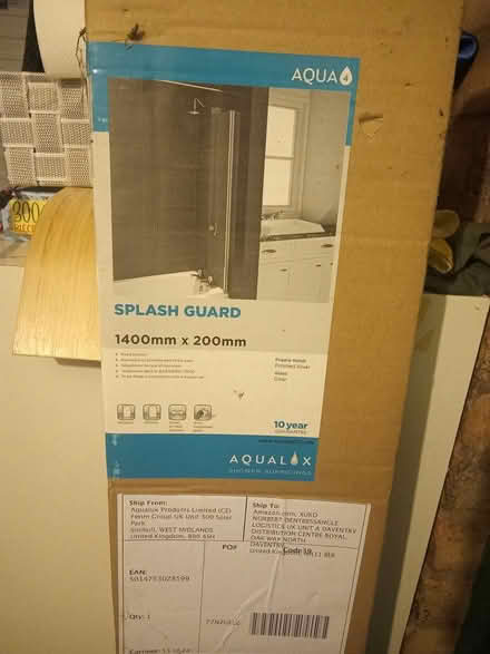 Photo of free Shower splash guard (Nottingham NG3) #1