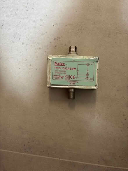 Photo of free Isolated system outlet for broadband or cable tv connections (Peachcroft OX14) #1