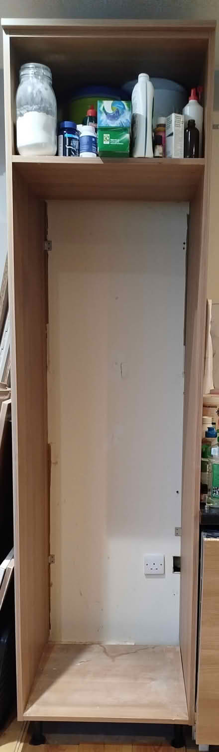 Photo of free Integrated fridge/freezer cabinet (Crystal Palace) #1