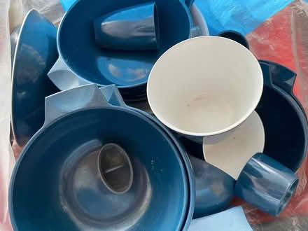 Photo of free Assorted plastic Melaware dishes, cups etc (Caversham RG4) #1