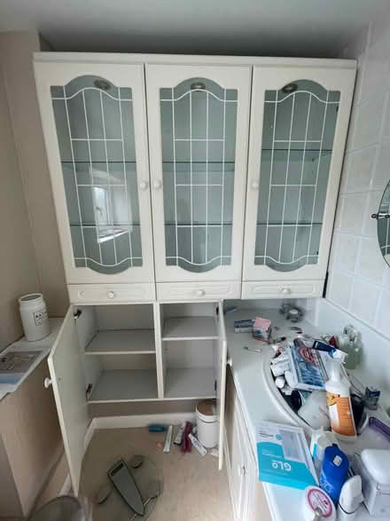Photo of free Three tall kitchen/bathroom cupboards (Norton-on-Derwent YO17) #1