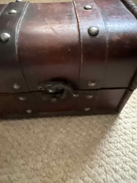 Photo of free Miniature treasure box and toy gold coins (Barnes SW13) #1