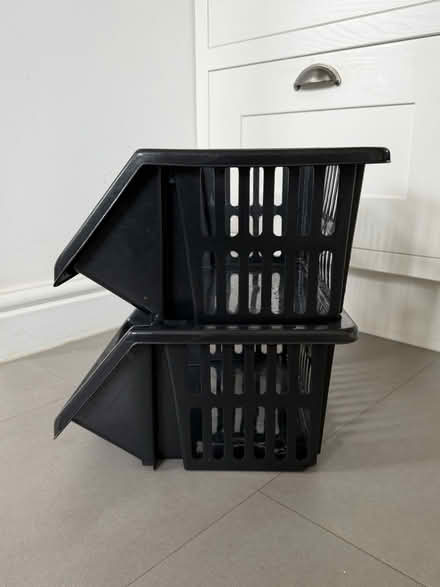 Photo of free 2 pieces stacking storage rack (Amersham HP6) #2