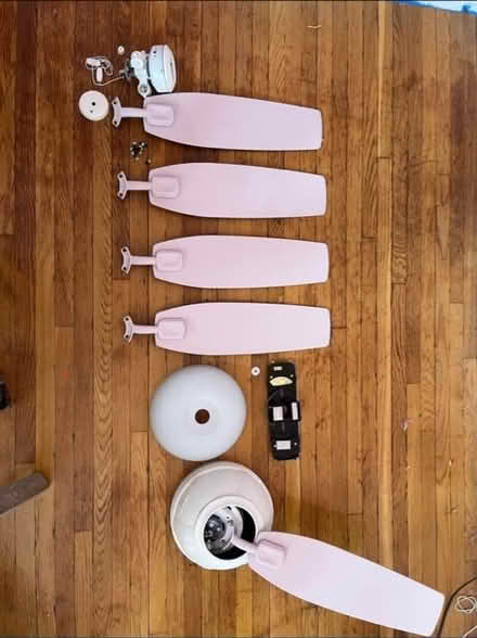 Photo of free Pale pink ceiling Fan (Winter Hill) #4