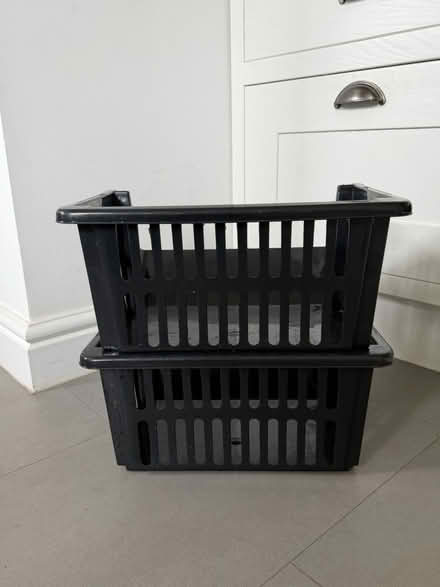 Photo of free 2 pieces stacking storage rack (Amersham HP6) #4