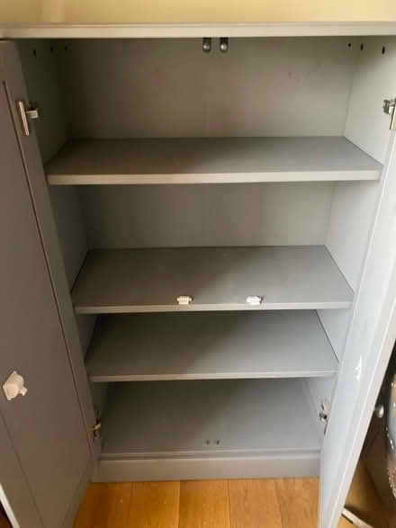 Photo of free Grey wood cabinet (Earls Court SW5) #2