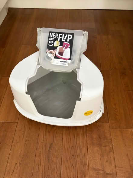 Photo of free Corner Cat Litter Tray (3a Portnalls Road CR5 3D) #2
