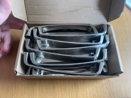 Photo of free Kitchen cabinet handles, metal (Stoke Newington, N16) #2