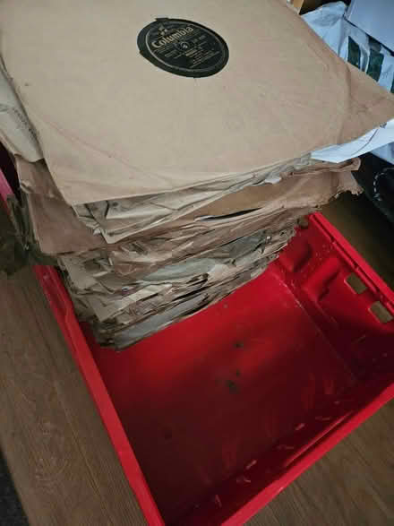 Photo of free Crate of Gramophone records 78's (Morden SM4) #1