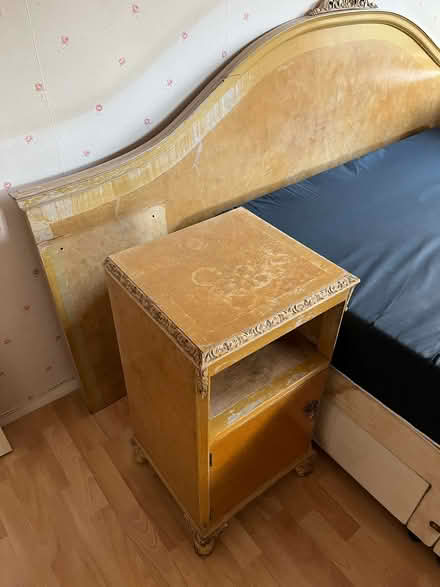Photo of free Bed headboard and side cabinets (Willesden Green NW2) #1