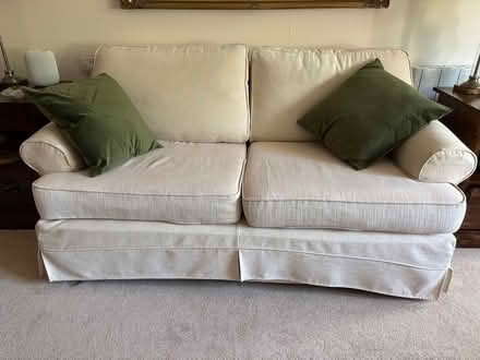 Photo of free 2 seater settee (Camberley, Upper Gordon Road) #1