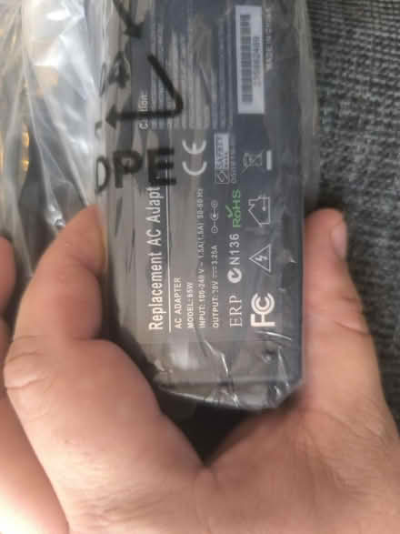 Photo of free Lenovo laptop charger (Kirkdale L5) #2
