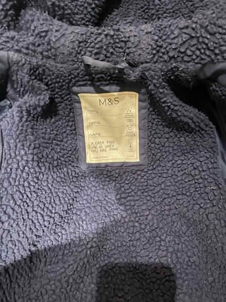 Photo of free M&S childrens coat - fixable whole (Sw12, Balham Grove) #2