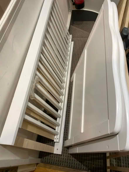 Photo of free Classic white wood baby cot (Earls Court SW5) #1