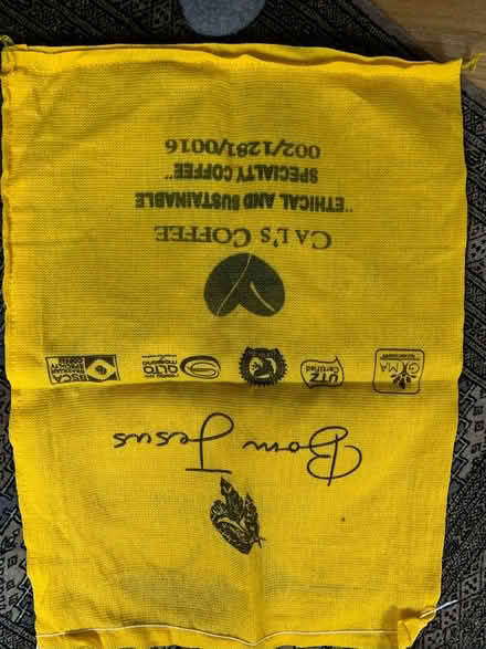 Photo of free Yellow hessian sack. (City Centre NR3) #2