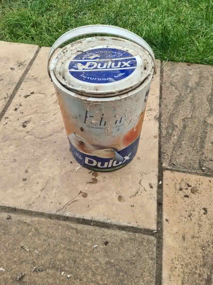 Photo of free Can of Dulux luxurious silk in apricot white (Ham KT2) #1
