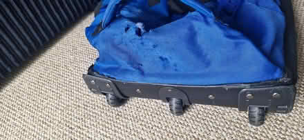 Photo of free Blue JCB holdall on wheels (CH45) #1