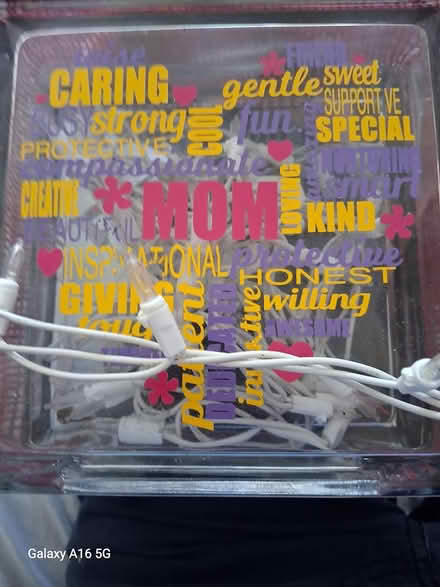 Photo of free Mom glass block (Next to Grand Ted Drews) #1