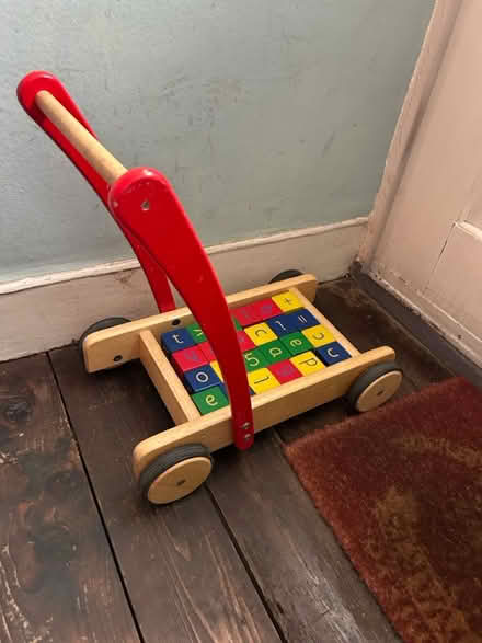 Photo of free Wooden blocks and trolley (Furzedown, Streatham, Tooting) #1