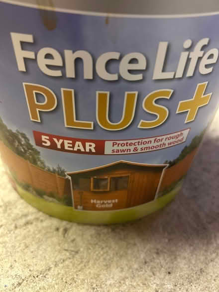 Photo of free Ronseal Fence Life 3/4 full (Grange Park) #1
