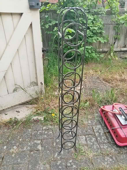 Photo of free Wrought iron wine rack (Lower Morden SM4) #1