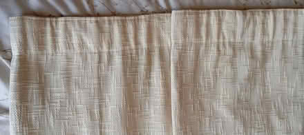 Photo of free Pair of cream pencil pleat curtains (Southampton) #1