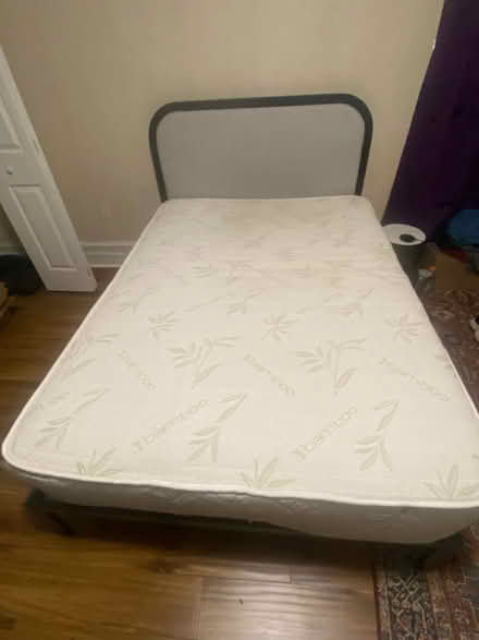 Photo of free Full Mattress,Bed frame Headboard (Preston) #1