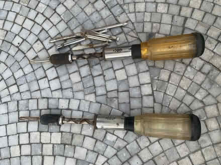 Photo of free 2 x Spiral screwdrivers and bits (Worsley M28) #1