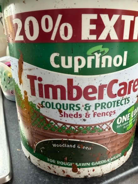 Photo of free Cuprinol Timbercare Woodland Green (Amersham HP6) #1