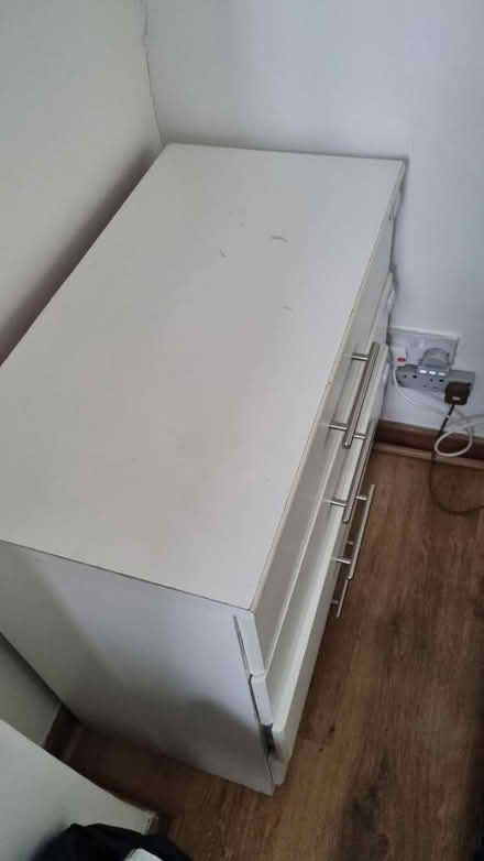 Photo of free Old White Chest of Drawers, N22 (Alexandra Palace N22) #2