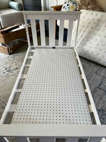 Photo of free Toddler bed with toddler mattress (Chelmsford (drum hill)) #2
