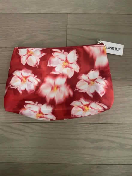 Photo of free Clinique small floral cosmetic bag (Kennedy/16th in Markham) #1