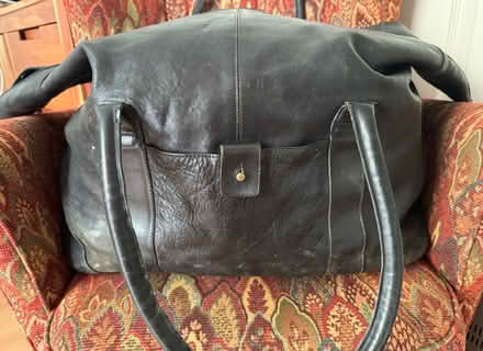 Photo of free Large leather bag broken zipper (Gleneagles area, Wboro NN8) #1