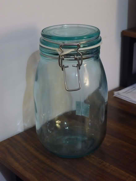 Photo of free blue Ikea sealable jar (Oxford OX4) #1