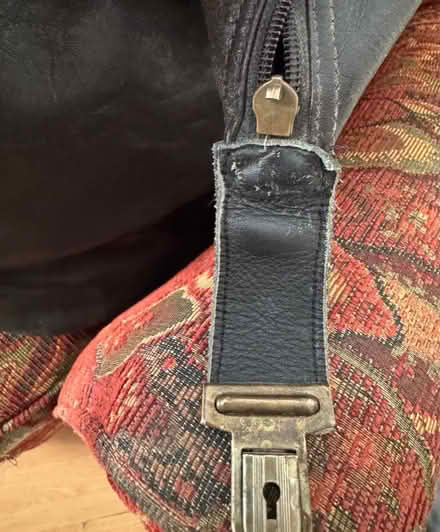Photo of free Large leather bag broken zipper (Gleneagles area, Wboro NN8) #4