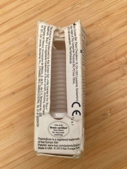 Photo of free Thermometer filters Braun (Stoke newington N16) #1